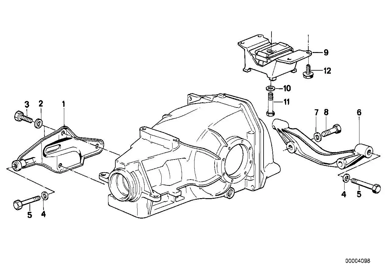 BMW Gummilager E32 E34 33311132251 - 5er E34 Limousine - Touring,