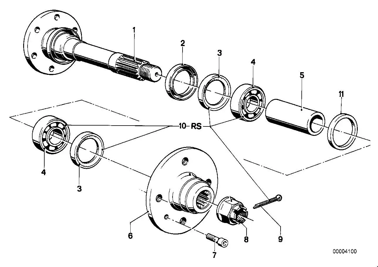 BMW Splint E21 07119945270 - Bildposition 09