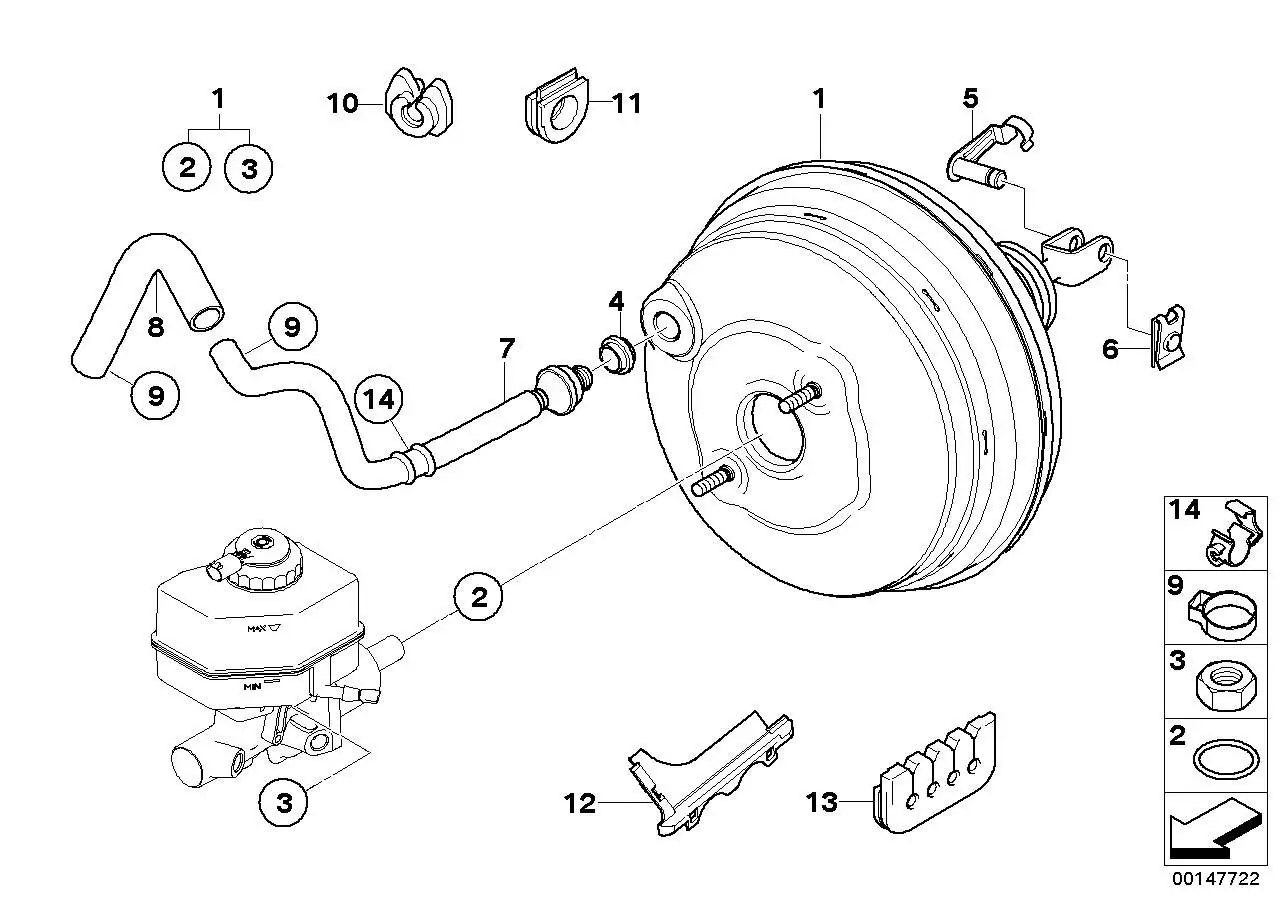 BMW Gummitülle E46 E83 34306750118 - Bildposition 13
