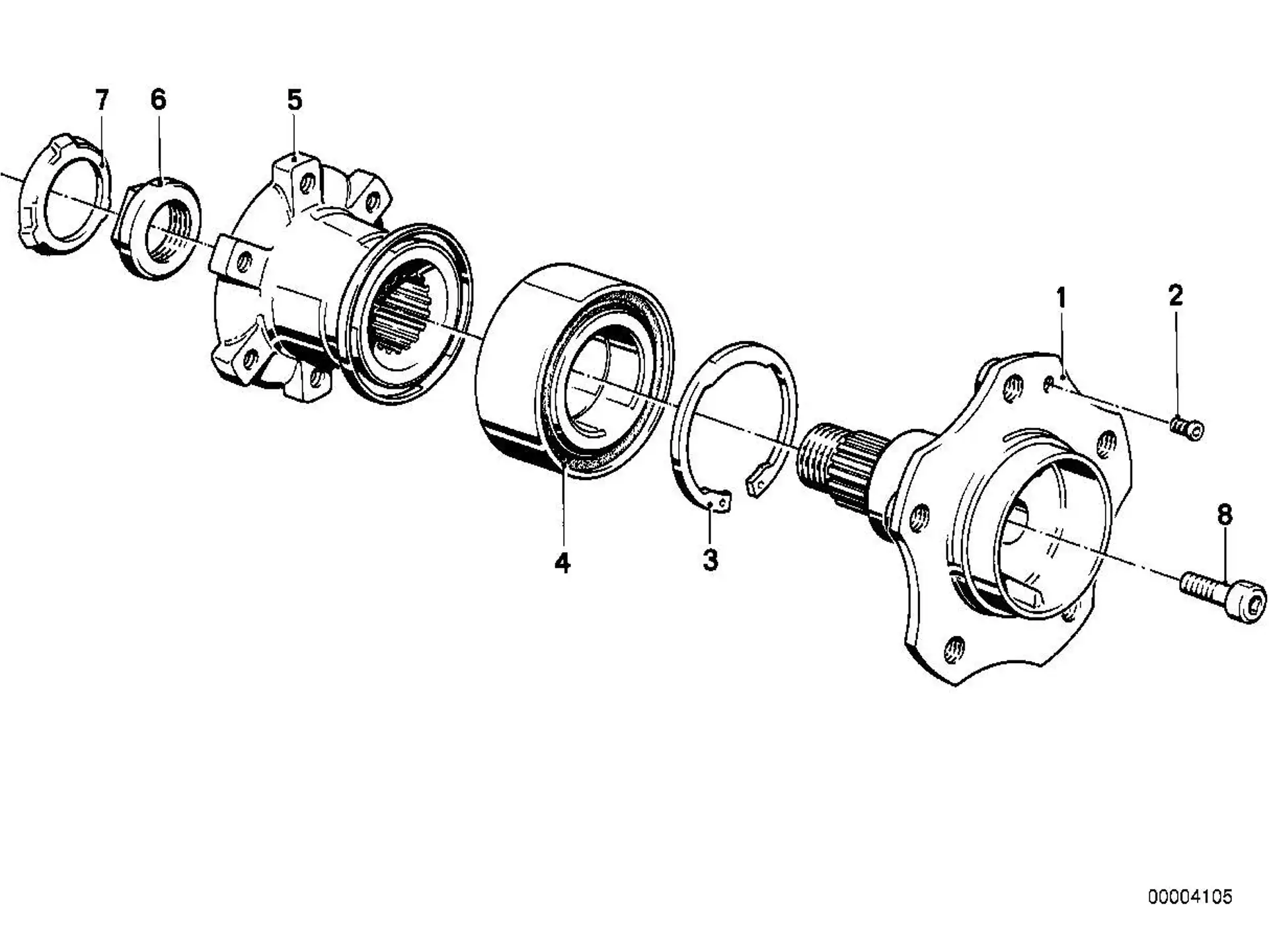 BMW Bundmutter E30 E23 E24 E28 E32 E34 33411123428
