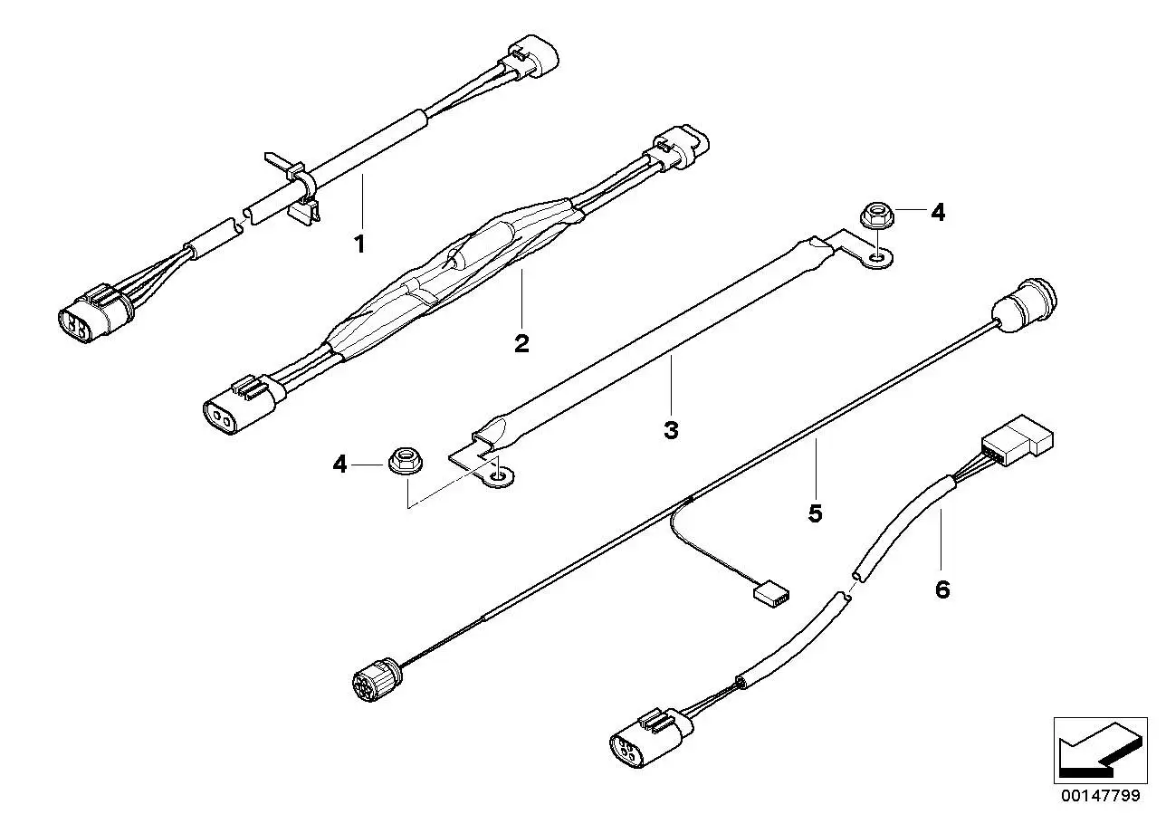 BMW Adapterkabel mit Diode EHPAS 61116940432 - Bildposition 02
