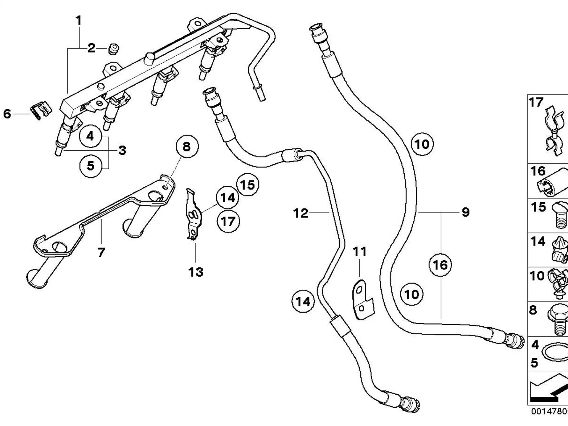 BMW Kabelhalter E39 E46 E52 E60 E61 E63 E64 E81 E82 E83 E84 E87 E88 E89 E90 E91 E92 E93 F01 F02 F06 F07 F10 F11 F12 F13 F15 F16 F20 F21 F22 F23 F25 F26 F30 F31 F32 F33 F34 F36 F80 F82 F83 F87 F87N G05 G06 G07 12521732532
