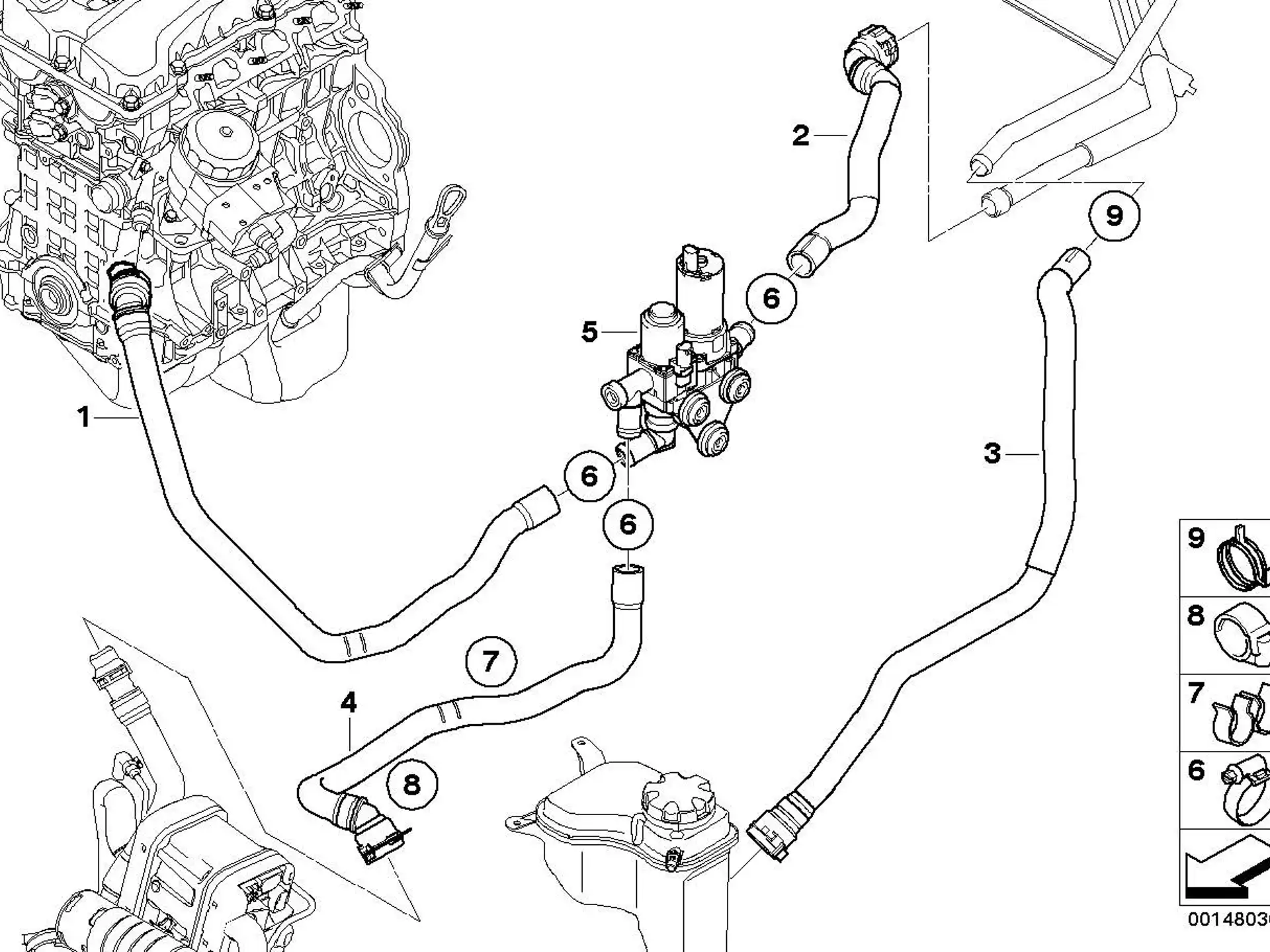 BMW Umschaltventil E90 E91 E92 E93 64126951813