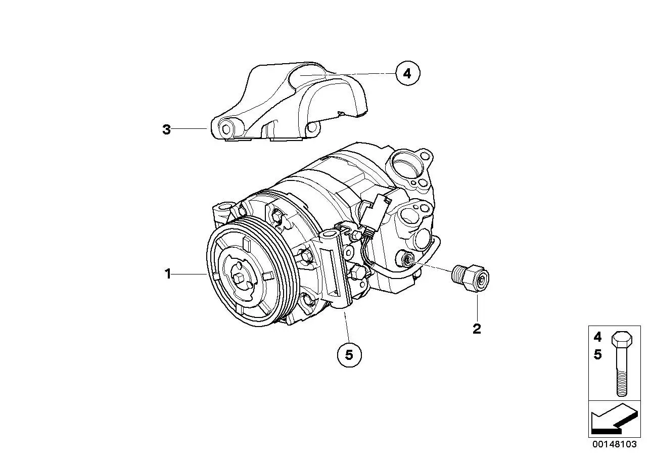 BMW Klimakompressor E90 E91 E92 E93 64526924792