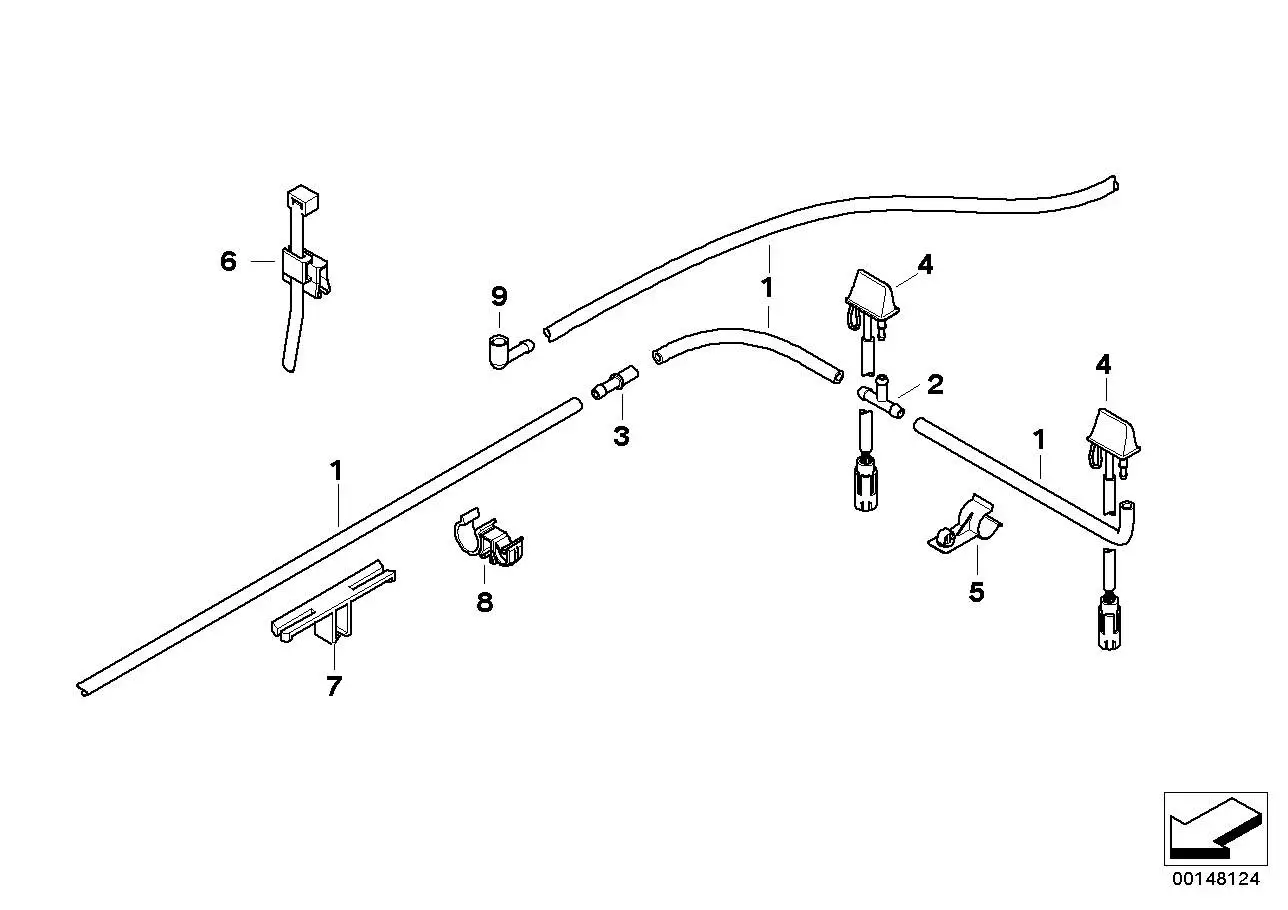 BMW Kabelhalter E90 E91 F01 F02 F04 F06 F10 F11 F12 F13 F25 F26 G