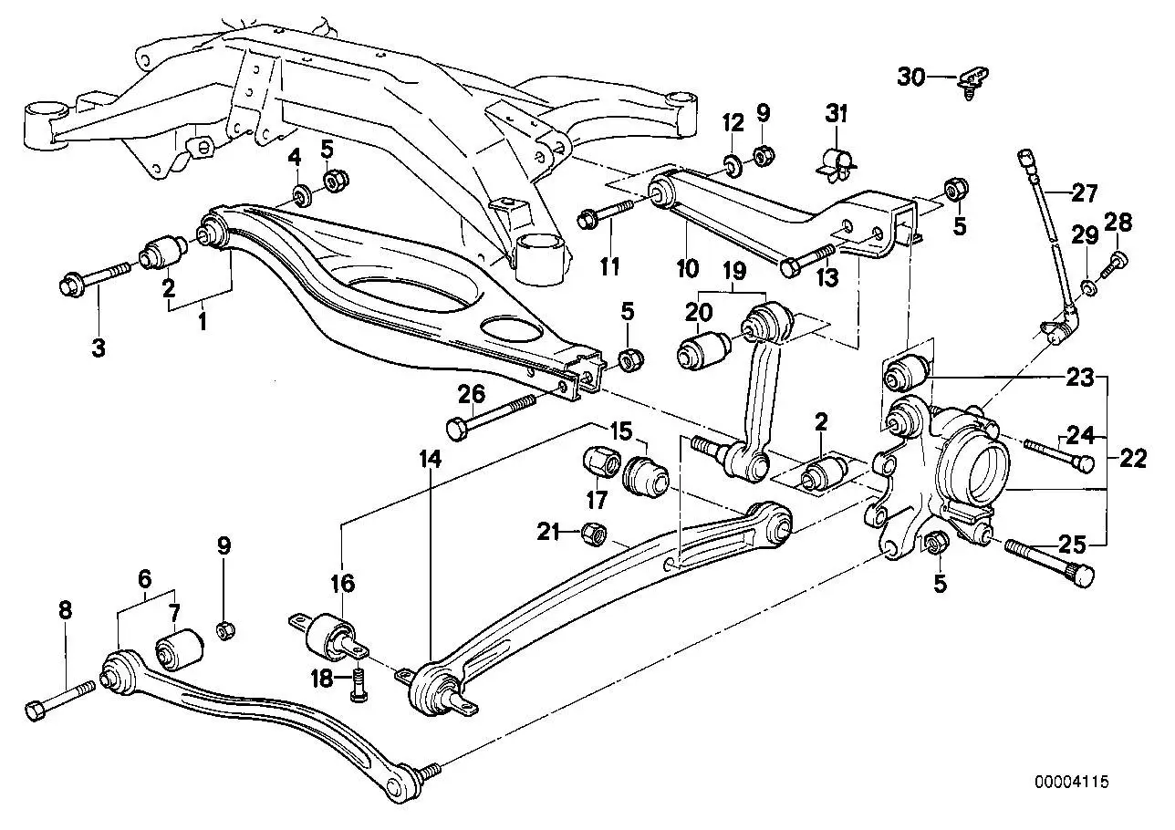 BMW Querlenker E31 33321138015 - 8er E31