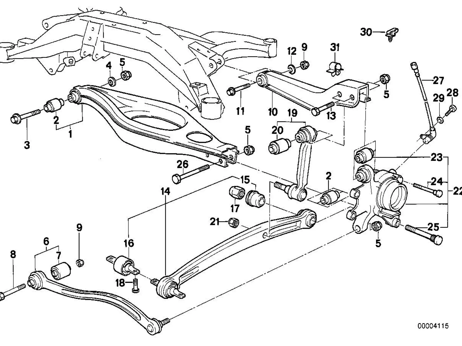 BMW Kugelgelenk E31 33321135131