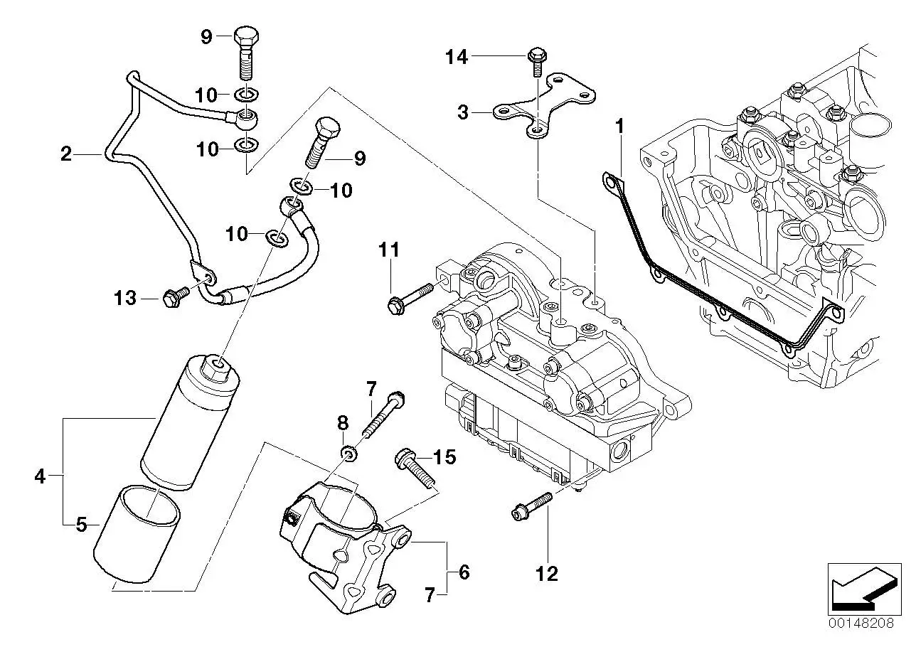 BMW Hohlschraube E39 E46 E52 E60 E61 E63 E64 E85 E86 07119905175