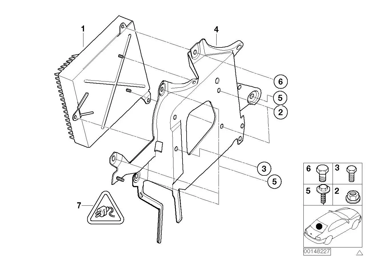 BMW Verstärker Hifi-System E46 65128376305