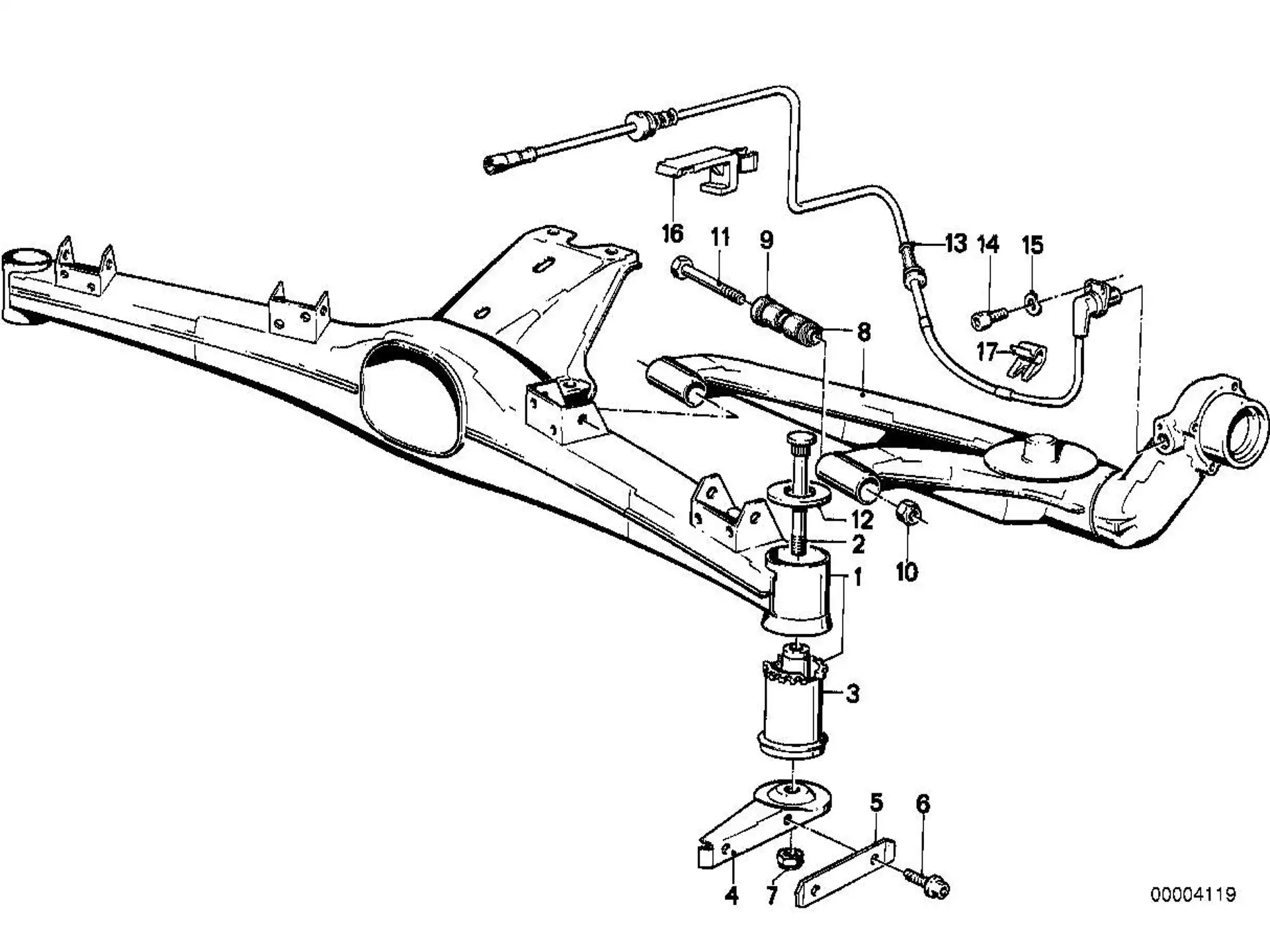 BMW Schubstrebe links E30 33321124465