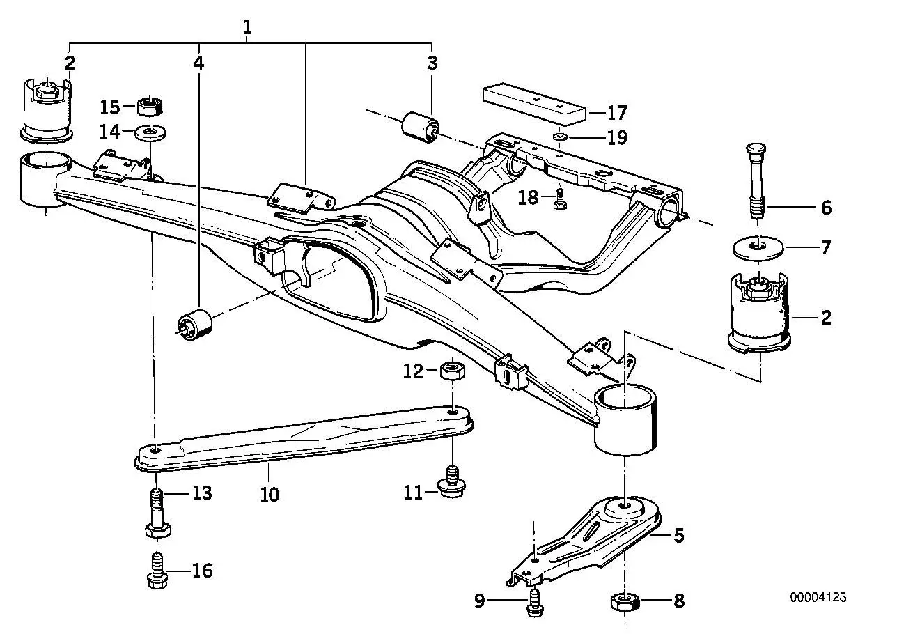 BMW Gummilager E32 E34 33171131903