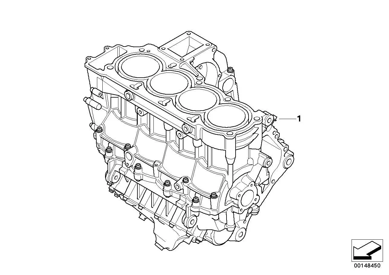 BMW Triebwerk K40 K43 K44 11007713463