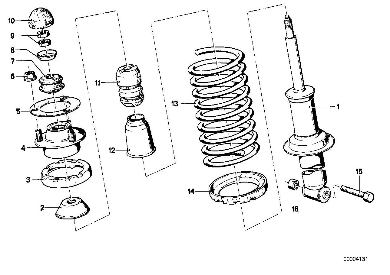 BMW Gummilager E12 E23 E24 E28 33521117676
