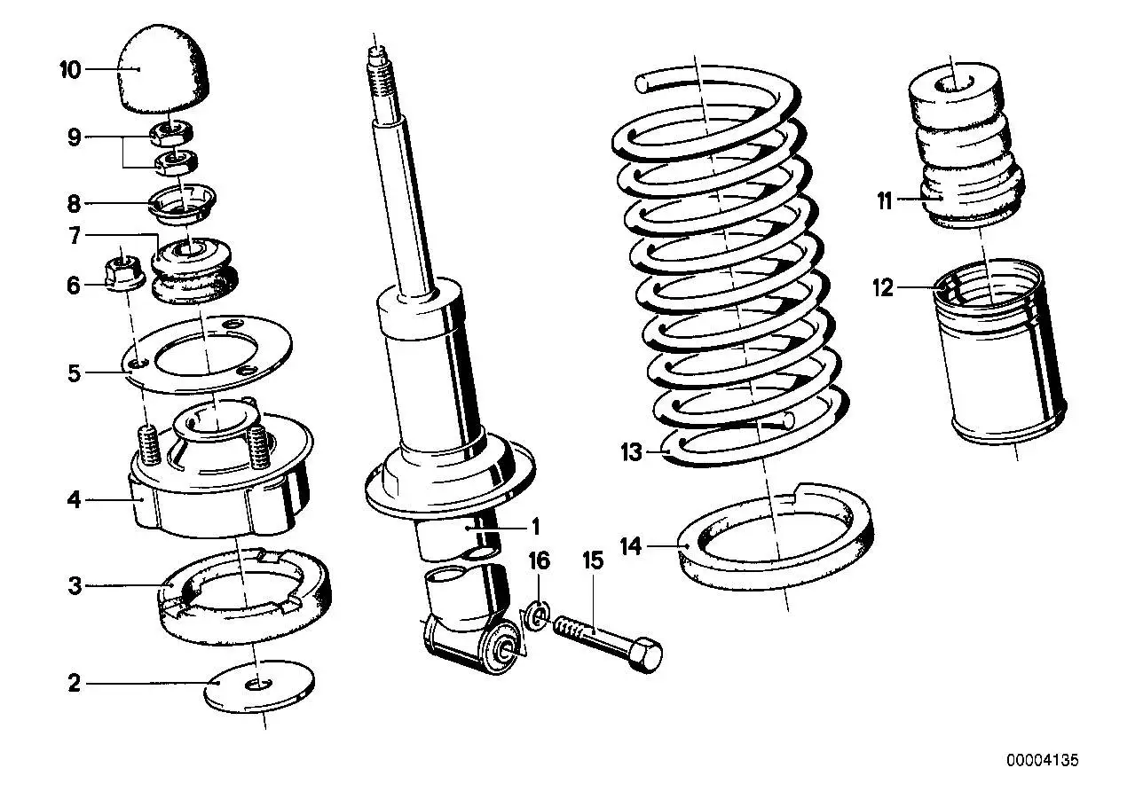 BMW Stützlager E24 E28 33521126680 - 5er E28, 6er E24