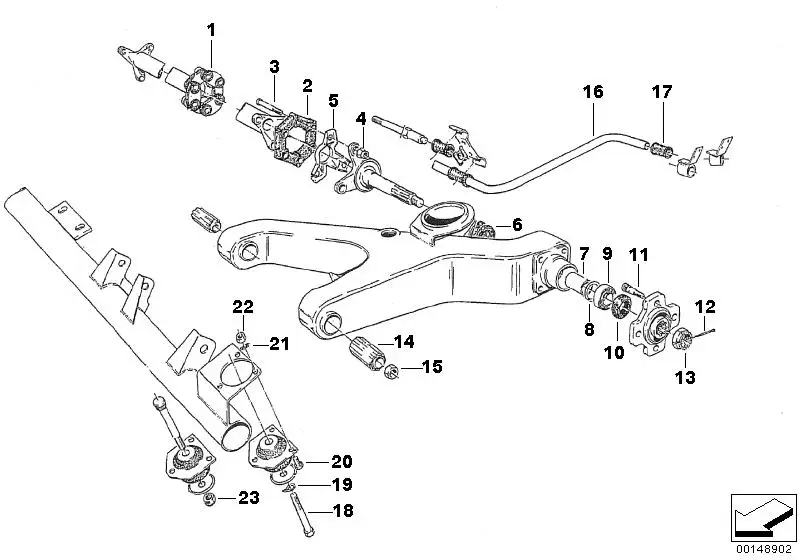 BMW Gelenkscheibe 33213039704