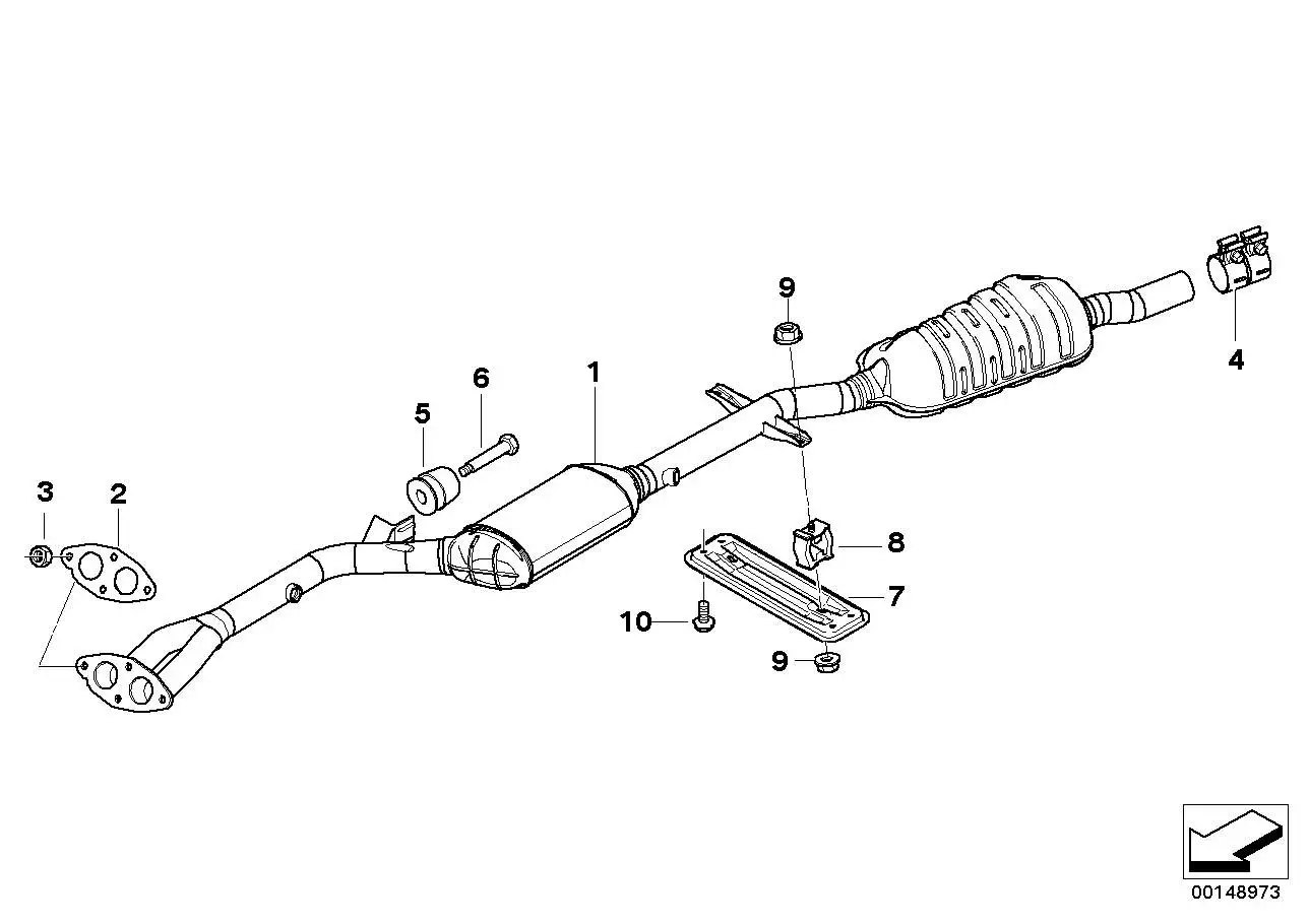 BMW Gummilager E38 E39 E46 E60 E61 E85 18211437236 - 3er, 5er, 7e