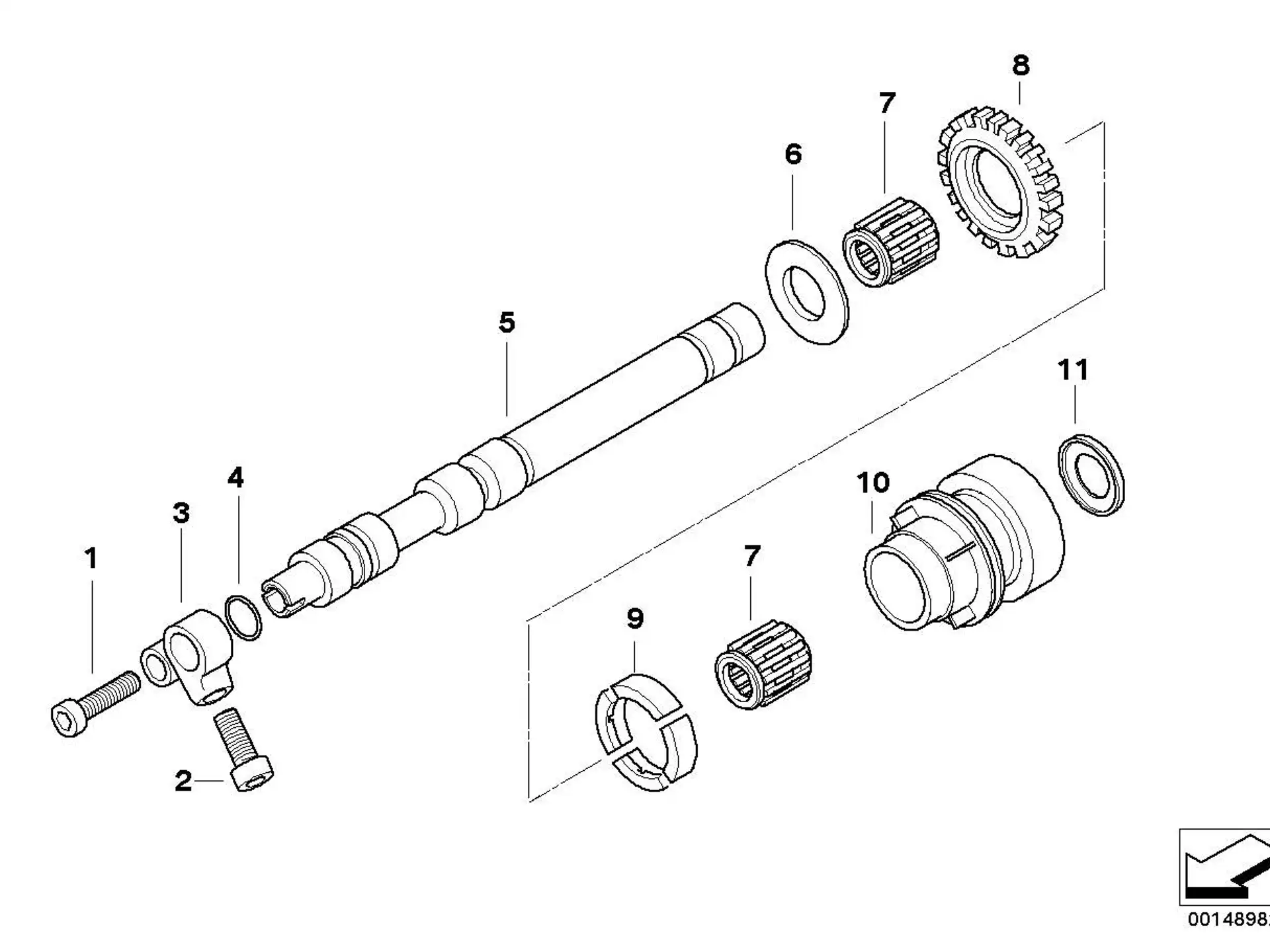 BMW Kettenrad Ölpumpe K40 K43 K44 11418520232