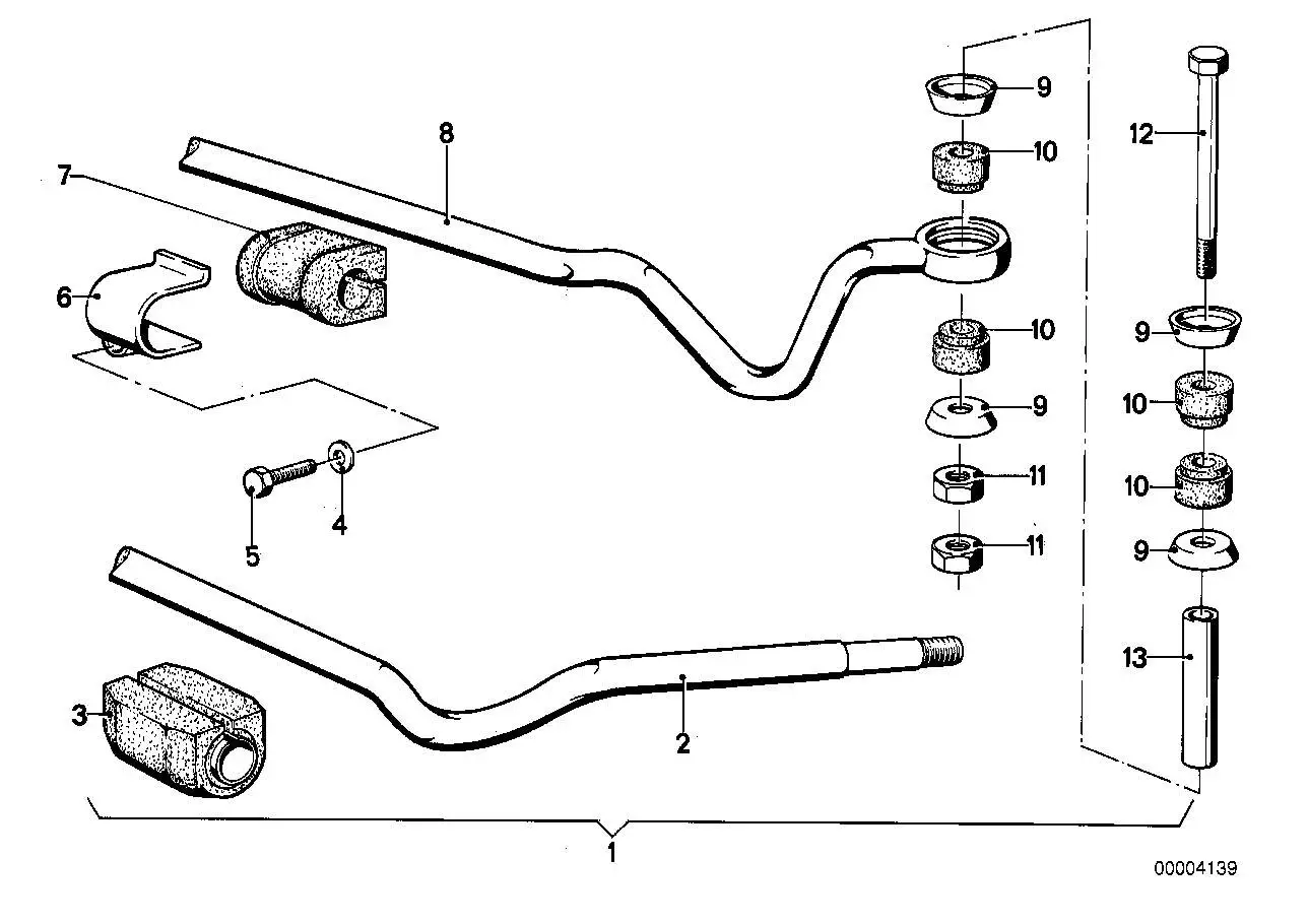 BMW Halter Lagerung hinten E21 33551114510 - 3er E21
