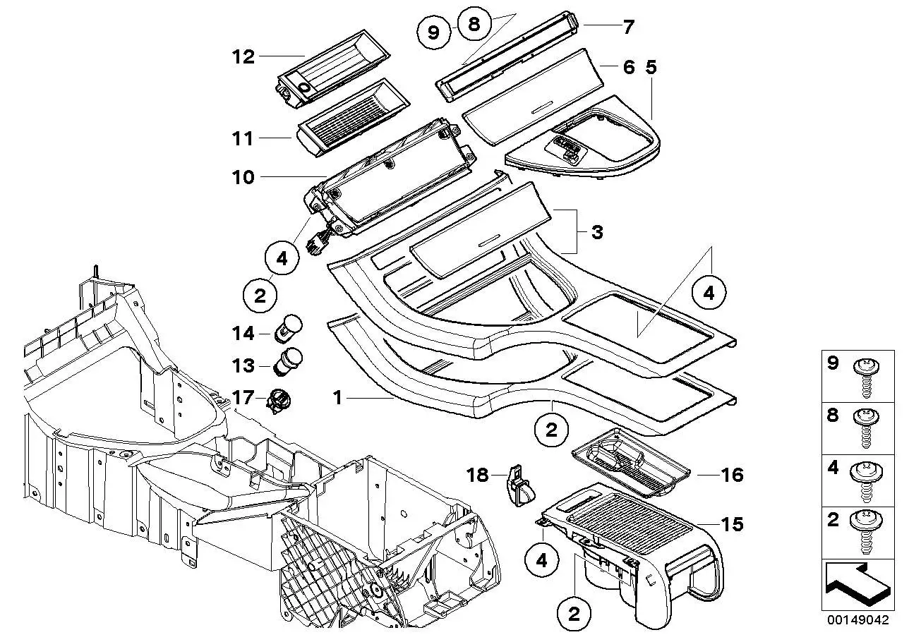 BMW Linsenschraube mit Unterlegscheibe E53 E85 E86 51167000711