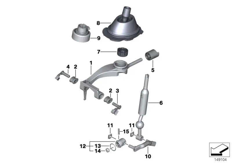 BMW Rollbalg E81 E82 E84 E87 E88 E90 E91 E92 E93 25117542236 - 1e