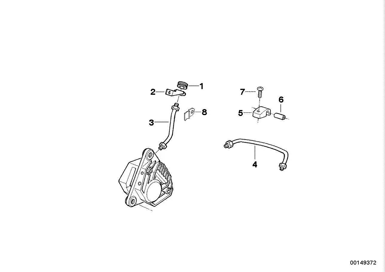 BMW Bremsleitung 34321458402 - Bildposition 04
