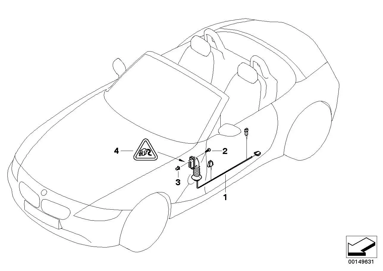 BMW Blindnietmutter Flachkopf E38 E39 E46 E53 E60 E61 E63 E64 E70