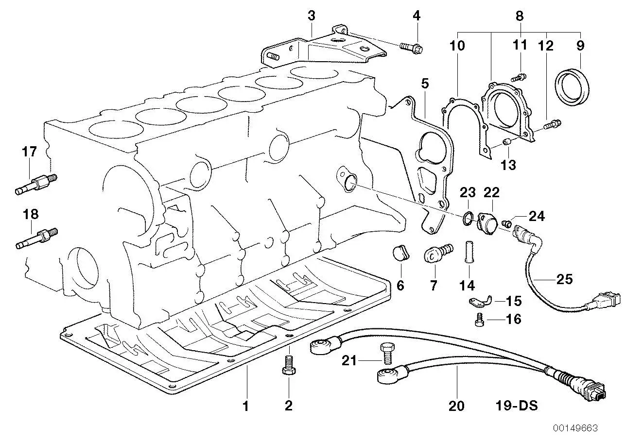 BMW Satz Abschlussdeckel E36 E38 E39 E46 E53 E60 E61 E65 E66 E83