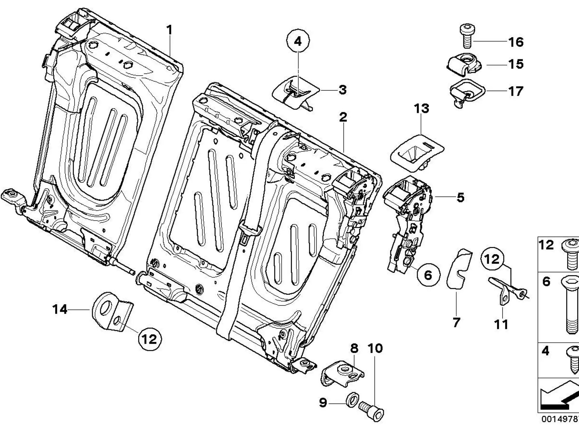 BMW Abdeckung Schloss E81 E87 E91 F25 F26 52207119423