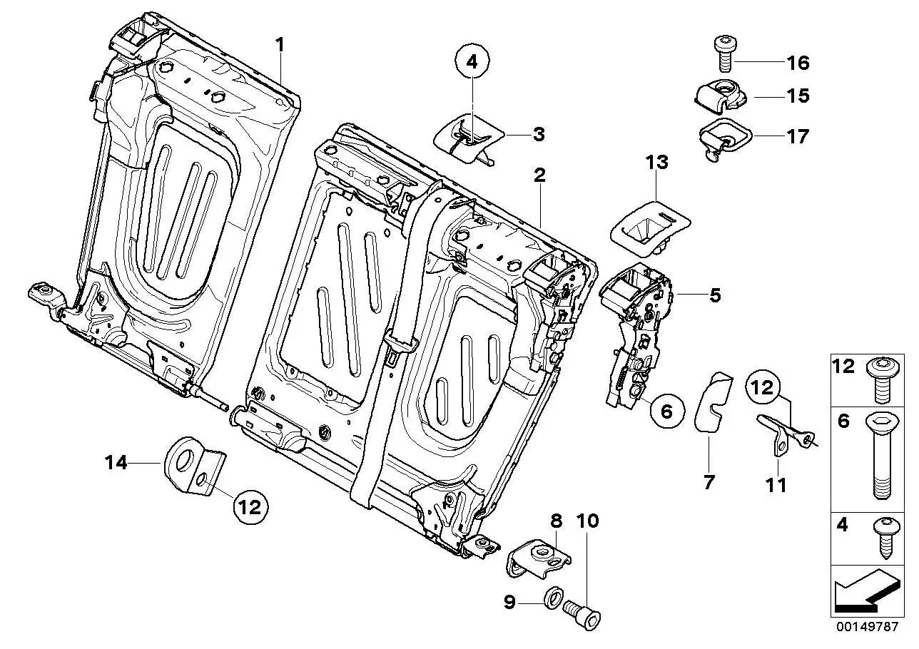 BMW Blende Betätigung rechts E81 E87 E91 F25 F26 52207119426