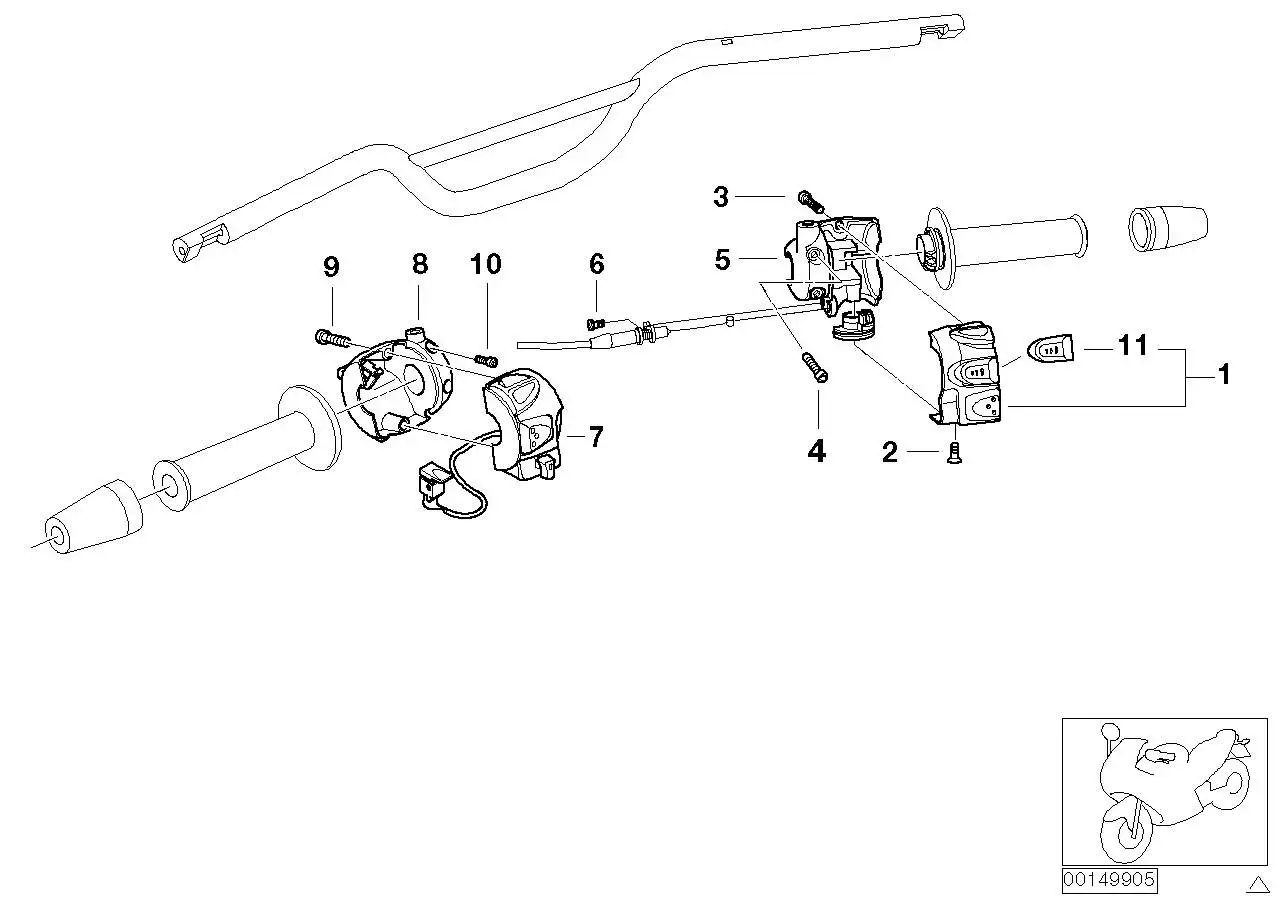 BMW Senkschraube schwarz 07119902543 - Bildposition 02
