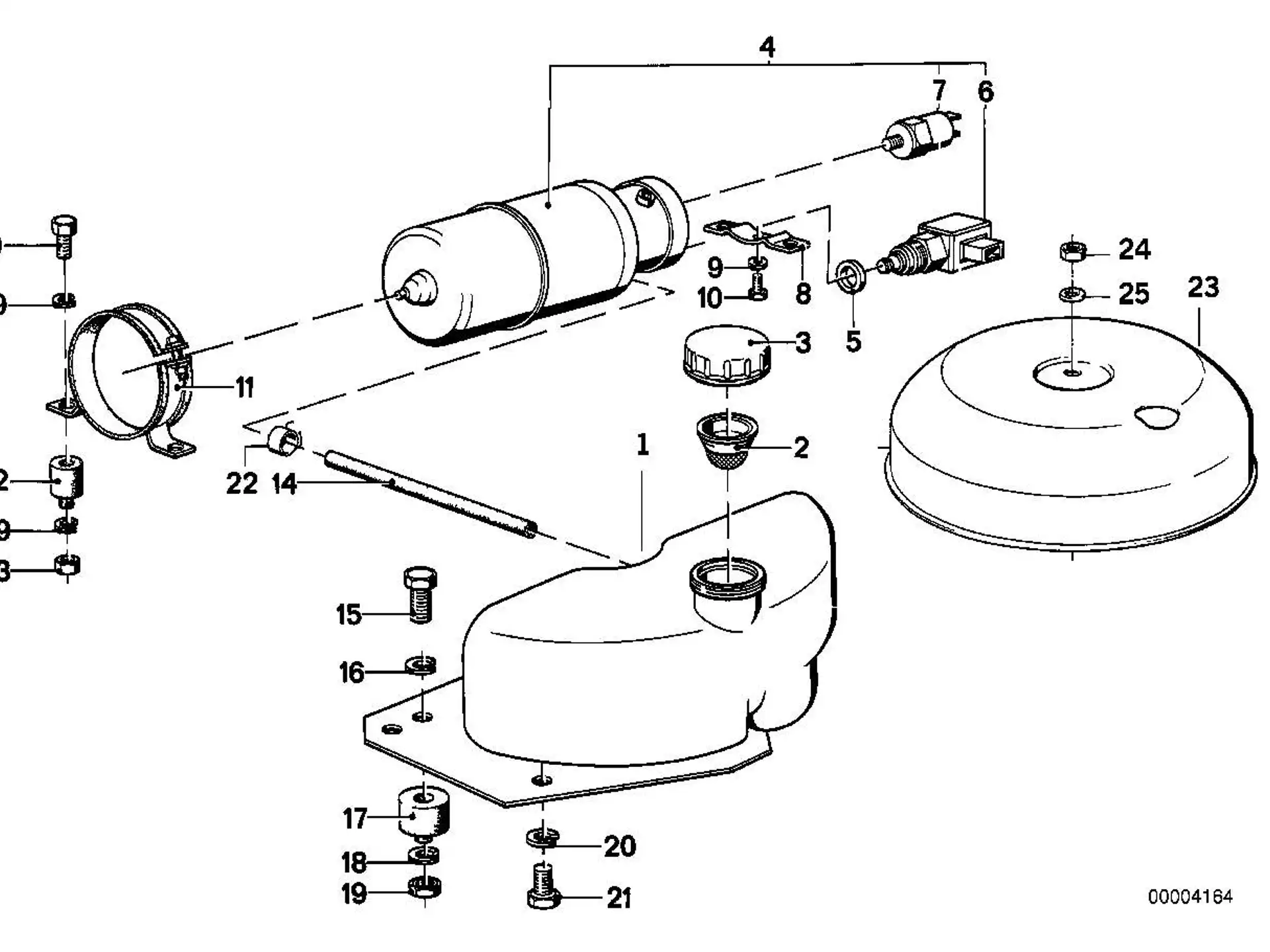 BMW Deckel E12 E23 E24 E28 E32 37121119925