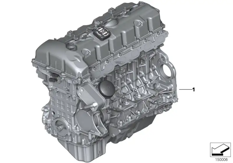 BMW Triebwerk E60 E61 E63 E64 E90 E91 E92 E93 11000421311 - Bildp