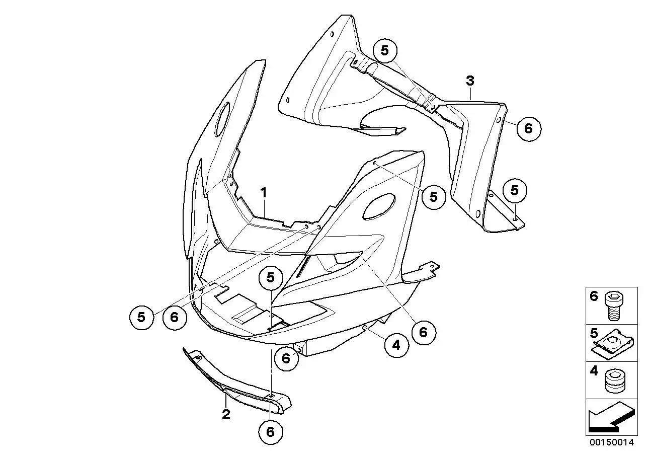 BMW Luftführung Ölkühler K44 46637687858