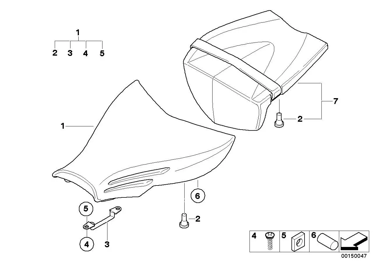 BMW Sitz schwarz vorne K29 52537691788