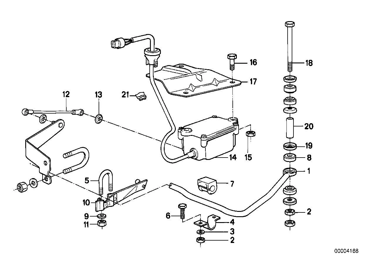 BMW Kunststoffbuchse E12 E23 E24 E28 K30 K40 K41 K43 R21 R21A R22 R28 23417650149