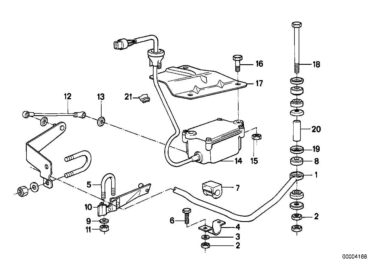 BMW Kunststoffbuchse E12 E23 E24 E28 K30 K40 K41 K43 R21 R21A R22