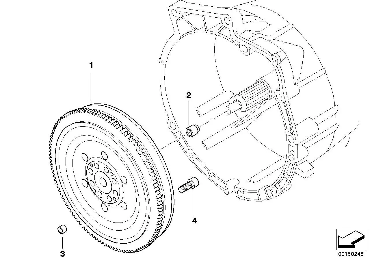 BMW Zweimassenschwungrad E90 E91 E92 E93 21207532592 - 3er
