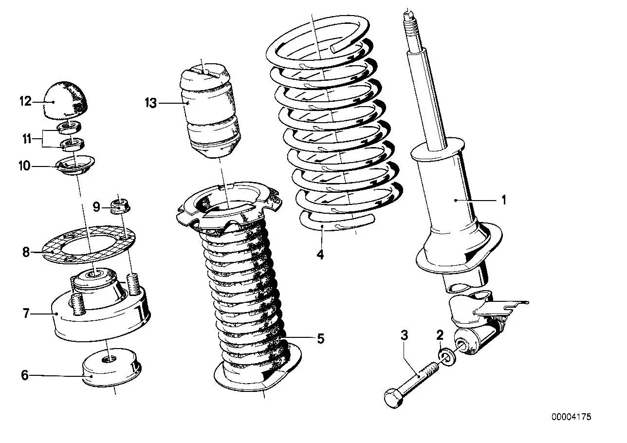 BMW Schraubenfeder E12 E24 37121121973 - Bildposition 04