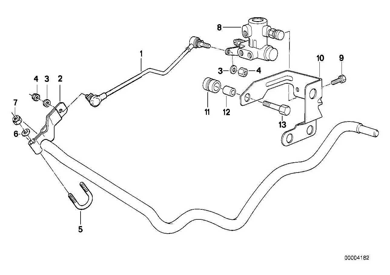 BMW Hebel E32 E34 37121132470 - Bildposition 02