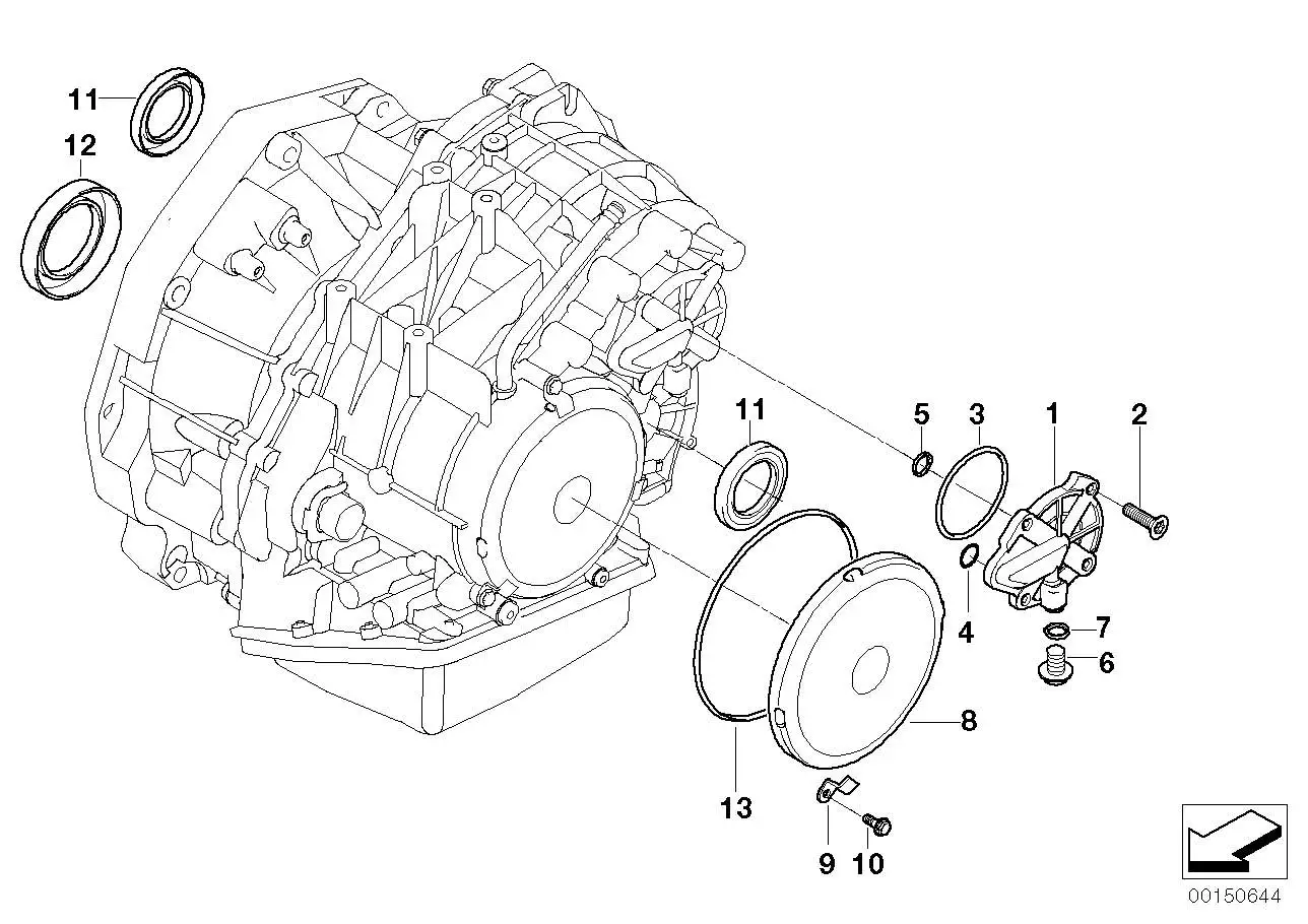 BMW Wellendichtring R50 R52 24217518704