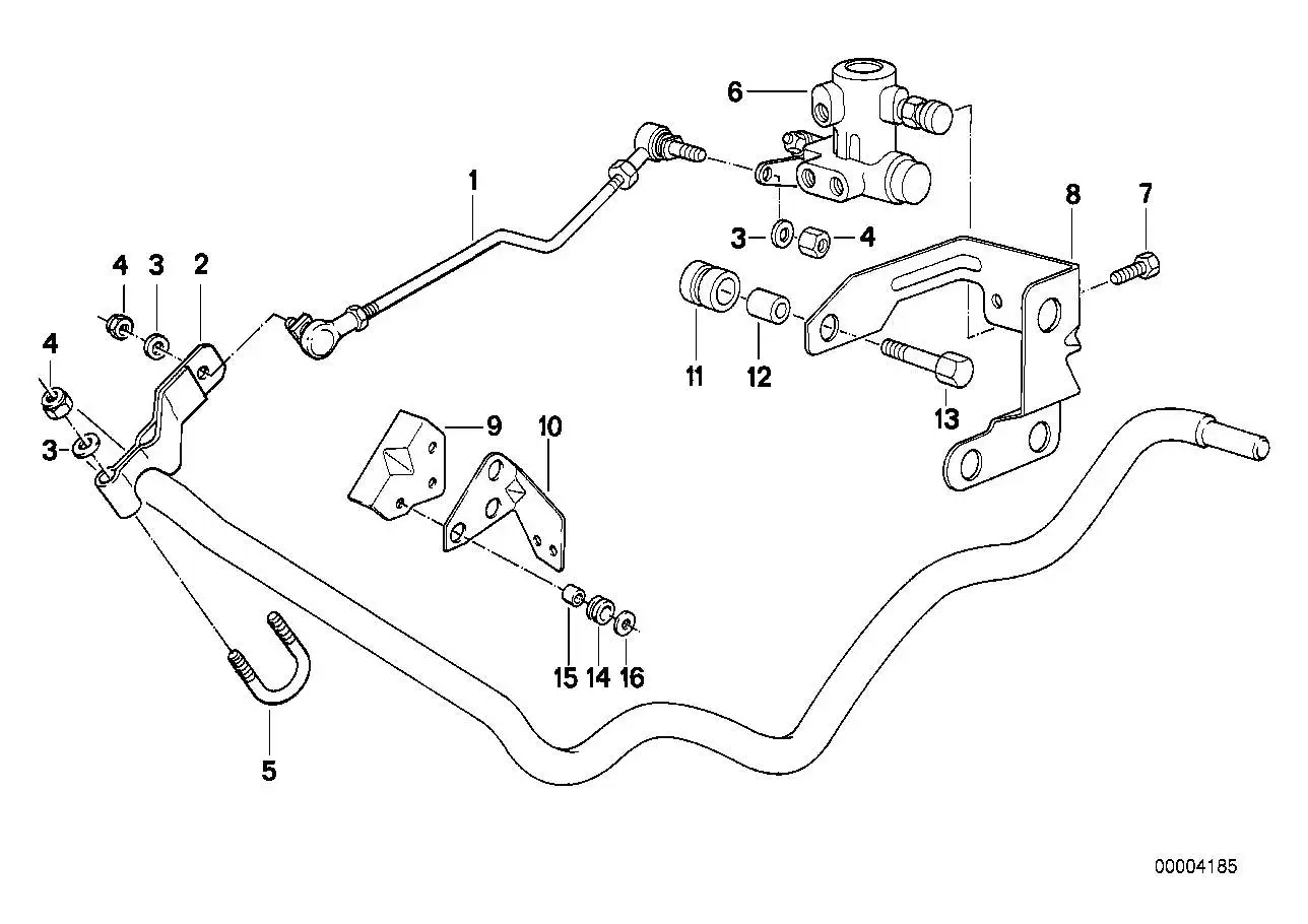 BMW Druckstange E32 E34 37121138408