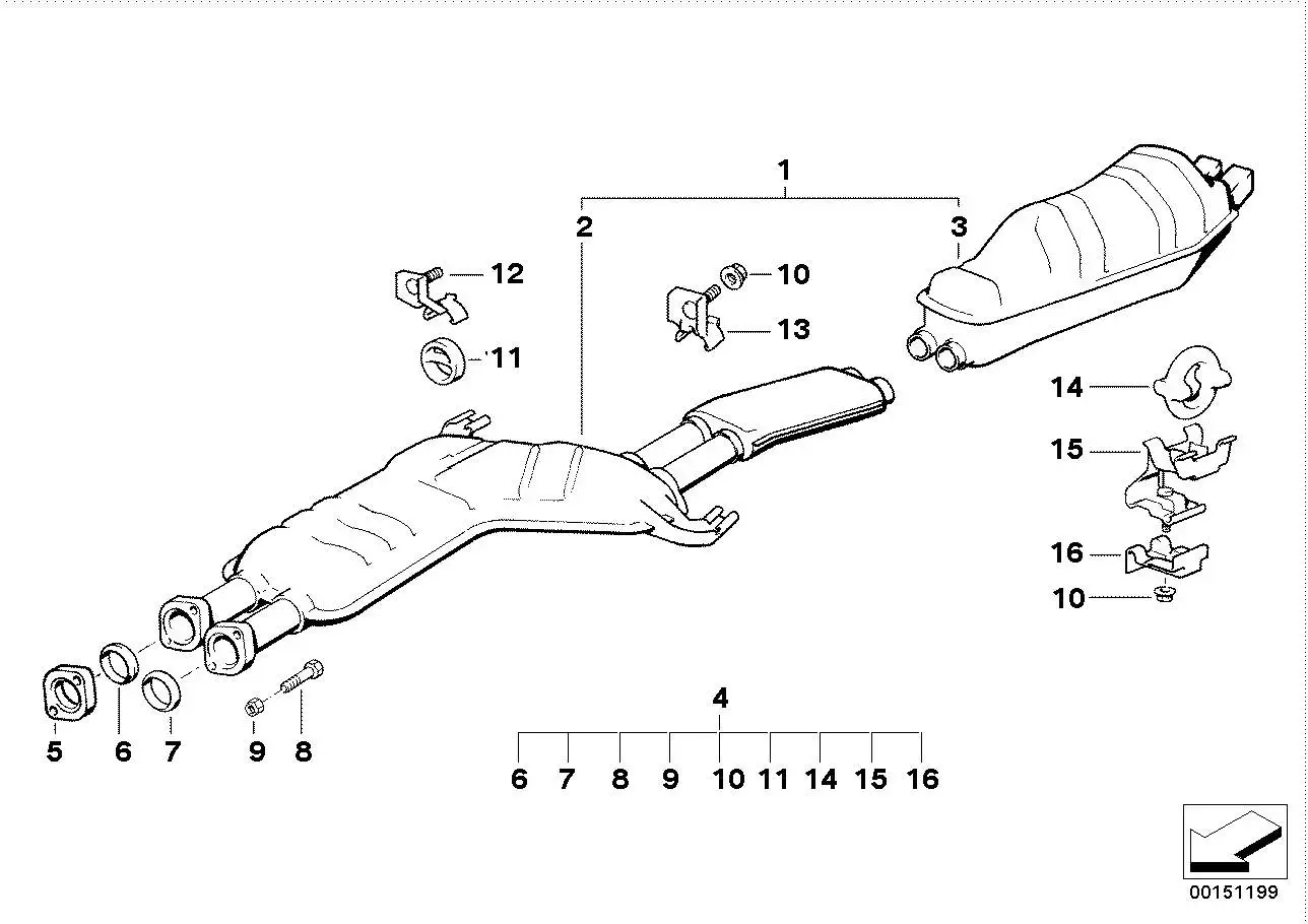 BMW Halter E32 18211719415 - Bildposition 15