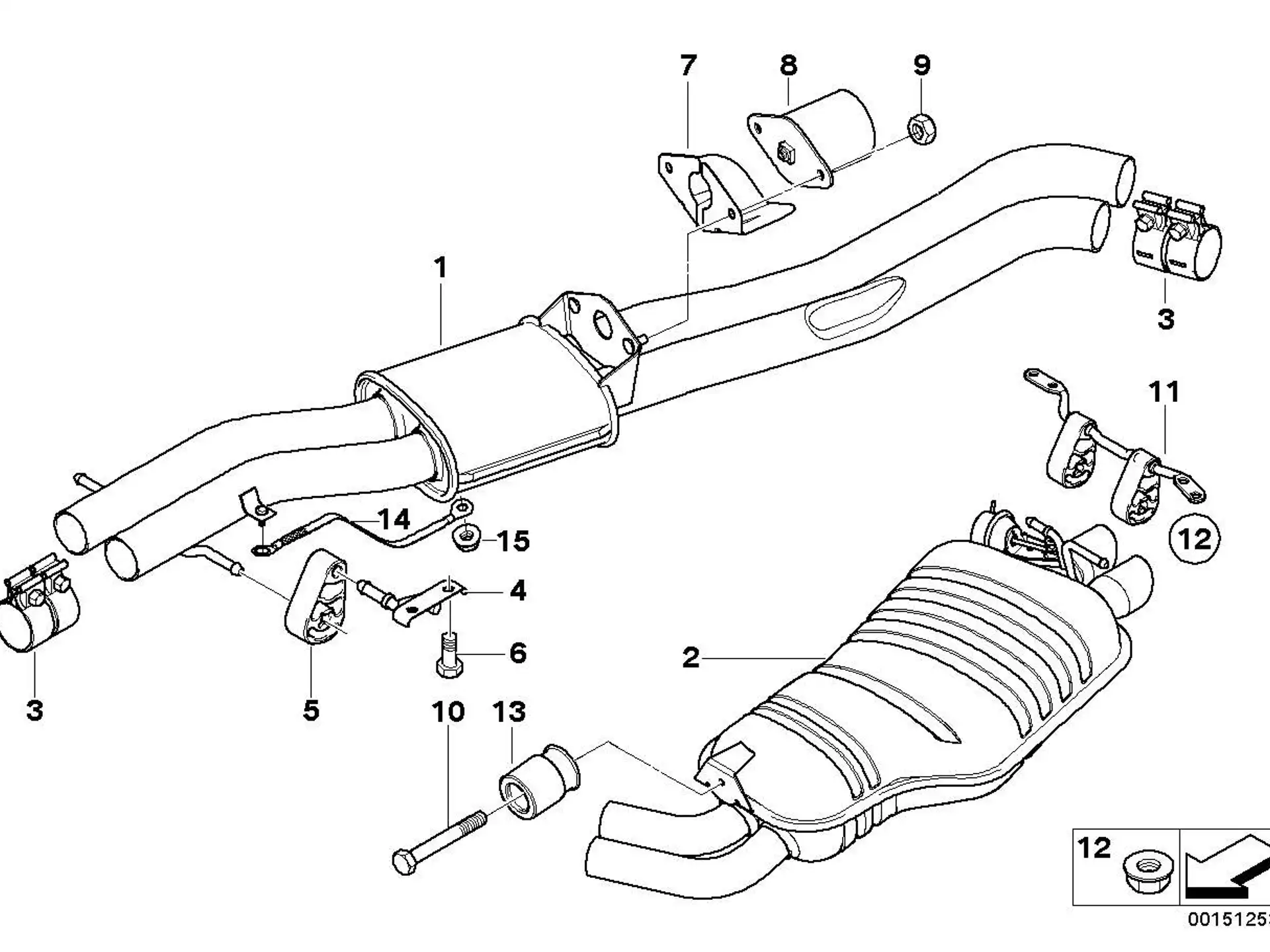 BMW Masseband E52 E53 E83 18106906784