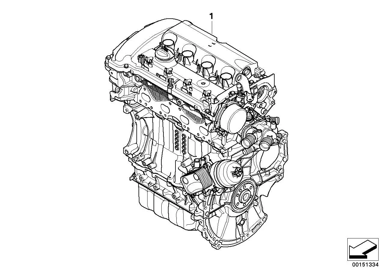 BMW Triebwerk R55 R56 R57 11002158714 - MINI R56, MINI R55, MINI