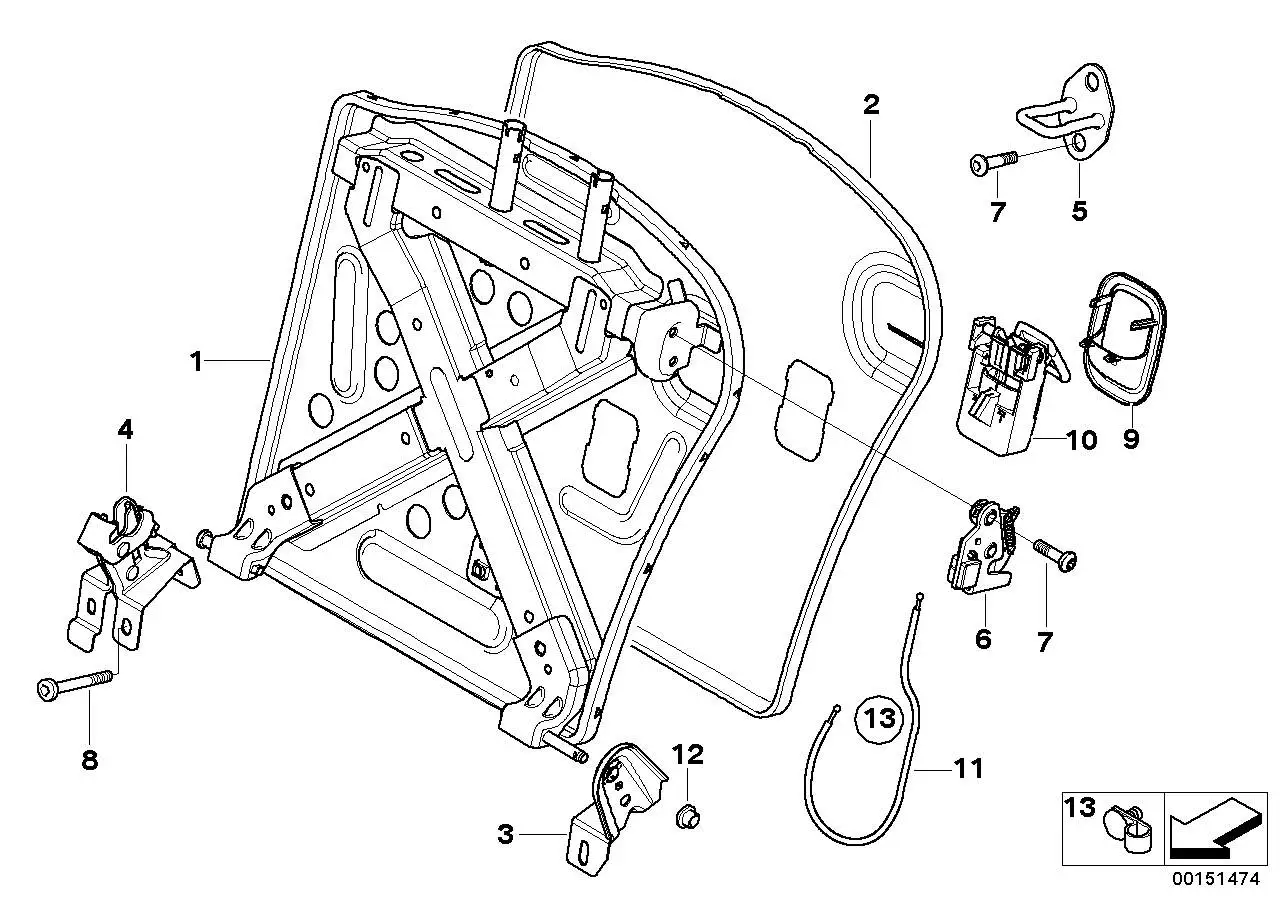 BMW Schliessbügel R50 R53 52207138801 - Bildposition 05