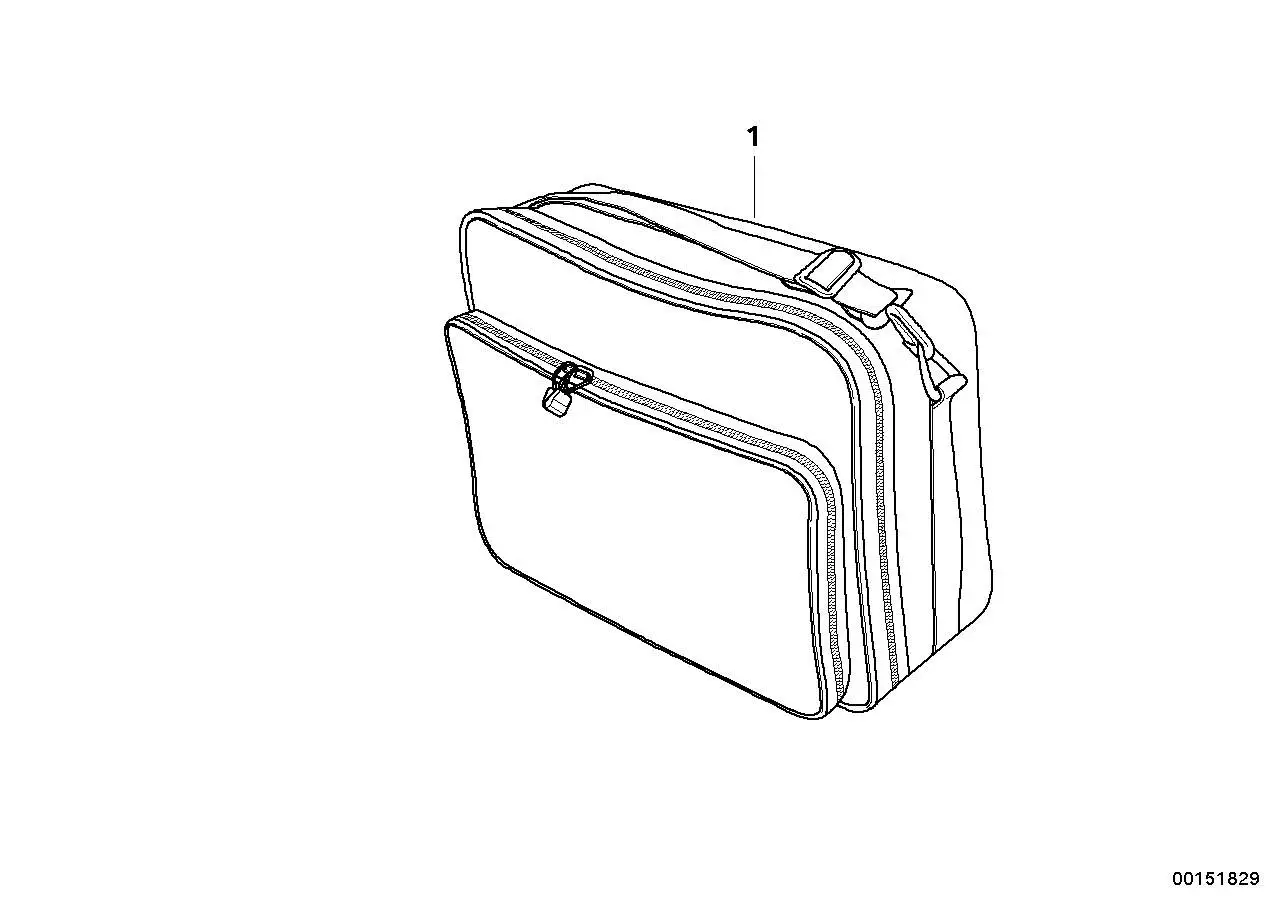 BMW Tasche für Tourenkoffer R50 R60 R75 R90 R90S R45 R45T R65 R65