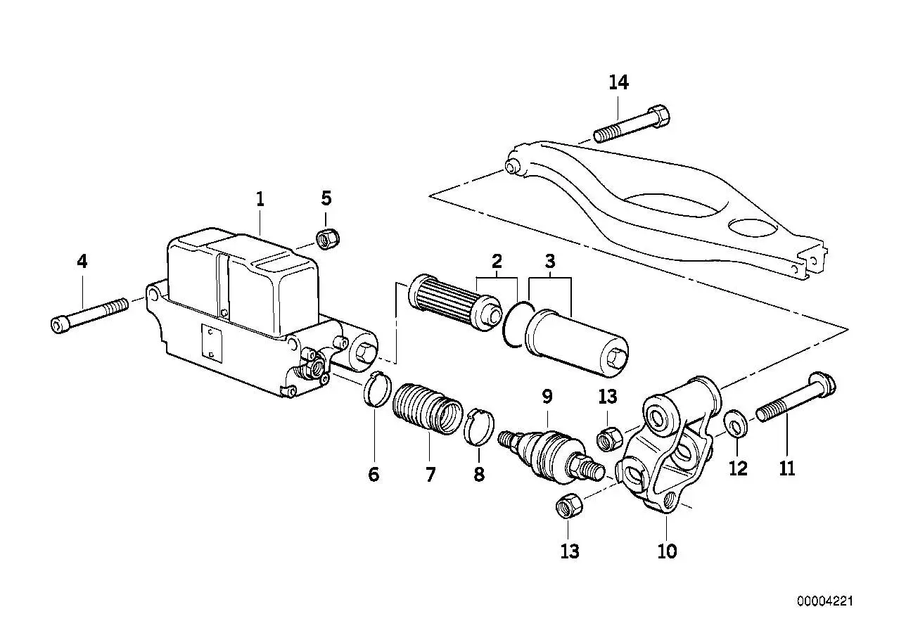 BMW Schelle E31 E60 E61 E63 E64 E84 E90 33341138055 - 3er, 5er, 6