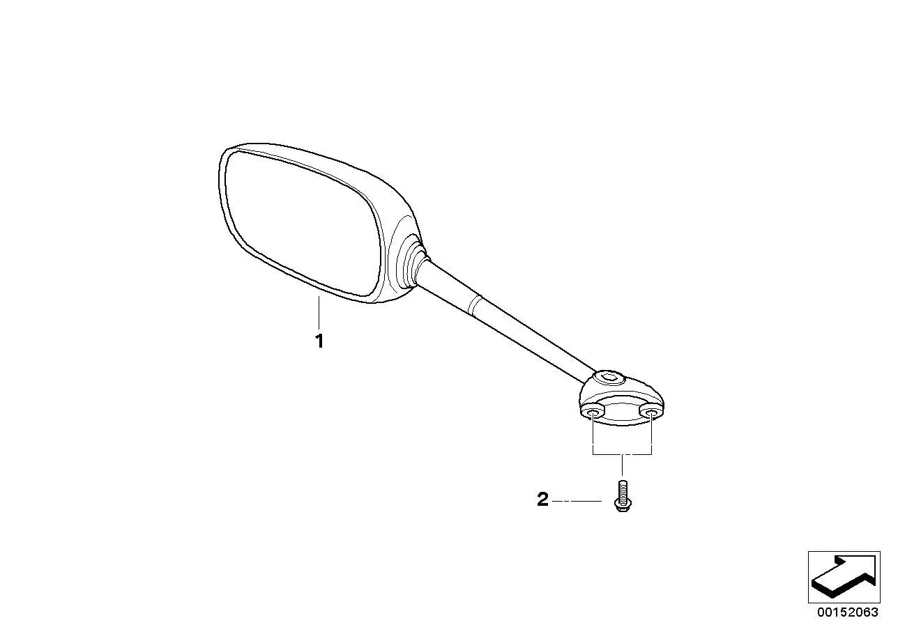 BMW Spiegel links 51167714111 - Bildposition 01