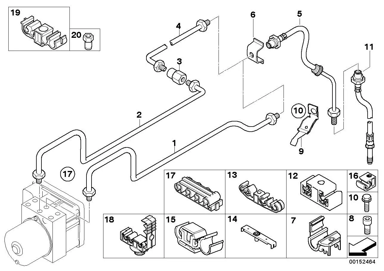 BMW Rohrleitung E85 E86 34326774357 - Bildposition 01
