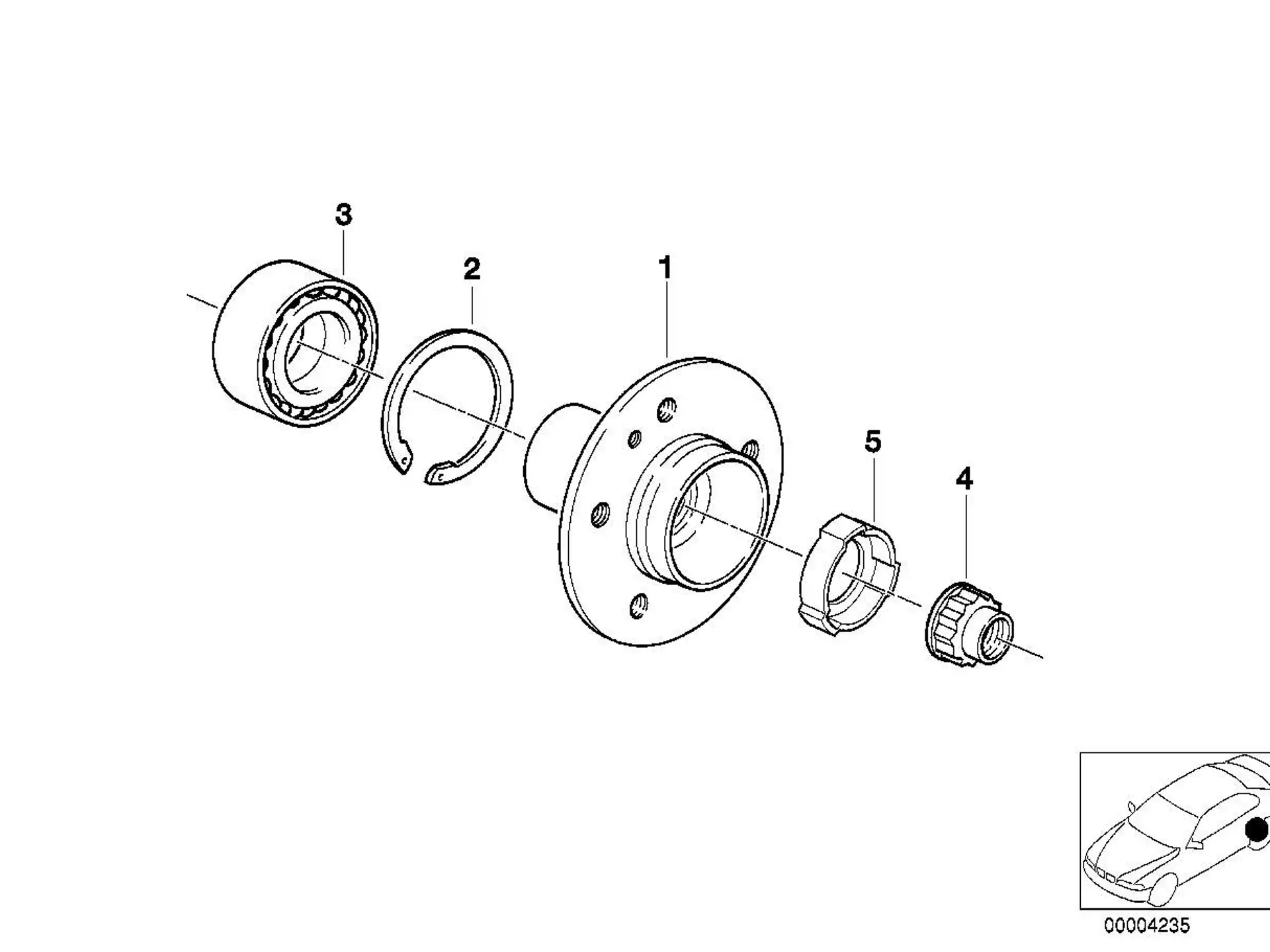 BMW Bundmutter E30 E28 E36 33411125664